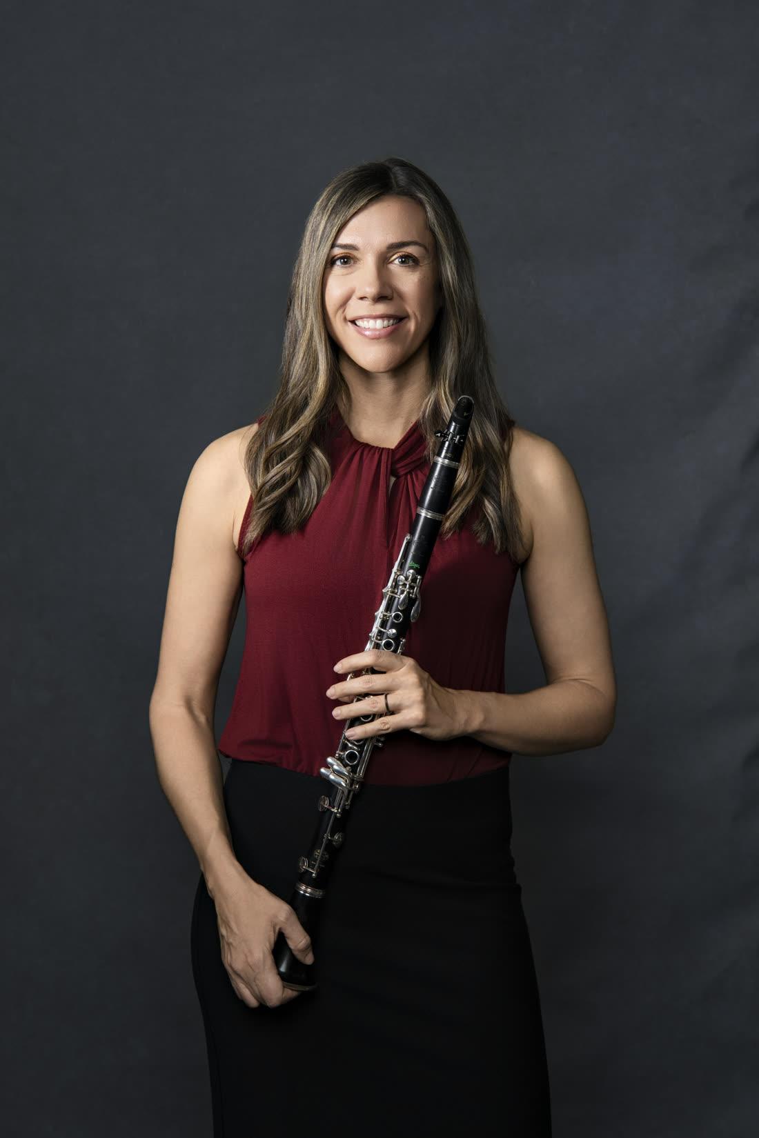Portrait of clarinetist Jackie Glazier